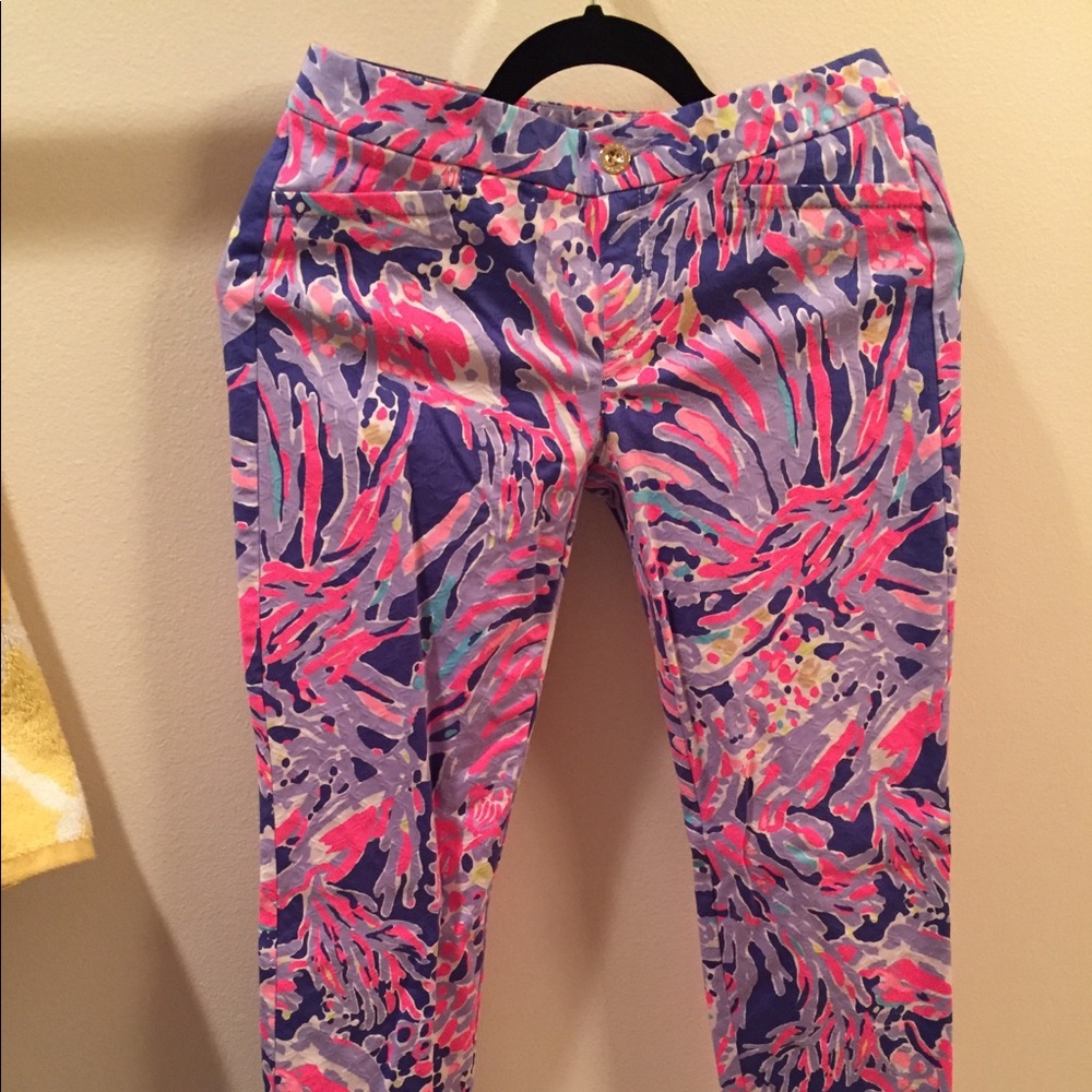 VGUC Lilly pulitzer kelly pants size 4